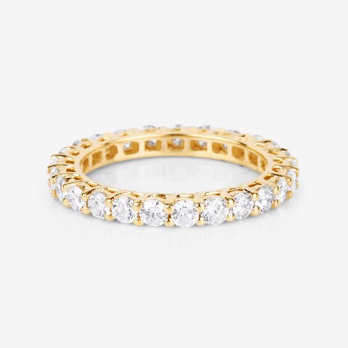 1.50 Carat Lab Grown Diamond 14K Yellow Gold Ring - Rings - Custom Crafting Alliance, LLC