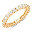 1.50 Carat Lab Grown Diamond 14K Yellow Gold Ring - Rings - Custom Crafting Alliance, LLC