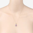 1.52 Carat Genuine Ruby and White Diamond 10K Yellow Gold Pendant - Pendants - Custom Crafting Alliance, LLC