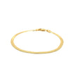 1.5mm 14k Yellow Gold Super Flex Herringbone Anklet - Accessories - Custom Crafting Alliance, LLC