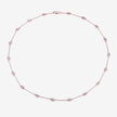 1.62 Carat Genuine Morganite .925 Sterling Silver Necklace - Necklaces - Custom Crafting Alliance, LLC
