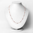 1.62 Carat Genuine Morganite .925 Sterling Silver Necklace - Necklaces - Custom Crafting Alliance, LLC