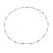 1.62 Carat Genuine Morganite .925 Sterling Silver Necklace - Necklaces - Custom Crafting Alliance, LLC