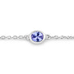 1.65 Carat Genuine Tanzanite .925 Sterling Silver Bracelet - Bracelets - Custom Crafting Alliance, LLC