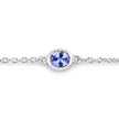 1.65 Carat Genuine Tanzanite .925 Sterling Silver Bracelet - Bracelets - Custom Crafting Alliance, LLC