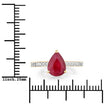 1.68 Carat Genuine Ruby and White Diamond 14K Yellow Gold Ring - Rings - Custom Crafting Alliance, LLC