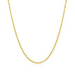 14k Yellow Gold Bead Chain 1.5mm