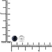 1.70 Carat Genuine Blue Sapphire 14K White Gold Earrings - Earrings - Custom Crafting Alliance, LLC