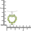 1.70 Carat Genuine Peridot .925 Sterling Silver Pendant - Pendants - Custom Crafting Alliance, LLC