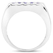 1.75 Carat Genuine Tanzanite .925 Sterling Silver Ring - Rings - Custom Crafting Alliance, LLC