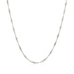 14k White Gold Singapore Chain 1.5mm