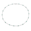 1.80 Carat Genuine Emerald .925 Sterling Silver Necklace - Necklaces - Custom Crafting Alliance, LLC
