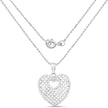 0.52 Carat Genuine White Diamond .925 Sterling Silver Pendant