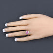 1.83 Carat Genuine Ruby and White Diamond 14K White Gold Ring - Rings - Custom Crafting Alliance, LLC