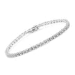 14K White Gold 5.00 Cttw Prong Set Lab Grown Round Diamond Classic Tennis Bracelet (F-G Color, VS2-SI1 Clarity) - 7.25
