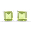 2.30 Carat Genuine Peridot .925 Sterling Silver Earrings