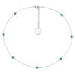 1.89 Carat Genuine Emerald .925 Sterling Silver Necklace - Necklaces - Custom Crafting Alliance, LLC