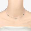 1.89 Carat Genuine Emerald .925 Sterling Silver Necklace - Necklaces - Custom Crafting Alliance, LLC