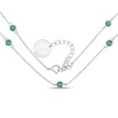 1.89 Carat Genuine Emerald .925 Sterling Silver Necklace - Necklaces - Custom Crafting Alliance, LLC