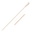 18k Rose Gold Classic Box Chain (0.60 mm) - Necklaces - Custom Crafting Alliance, LLC