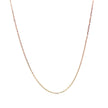 18k Rose Gold Diamond Cut Cable Link Chain (0.75 mm) - Necklaces - Custom Crafting Alliance, LLC