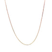 18k Rose Gold Diamond Cut Cable Link Chain (0.75 mm) - Necklaces - Custom Crafting Alliance, LLC