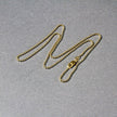 18k Yellow Gold Bead Chain 1.5mm (1.50 mm) - Necklaces - Custom Crafting Alliance, LLC