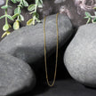 18k Yellow Gold Diamond Cut Cable Link Chain (0.80 mm) - Necklaces - Custom Crafting Alliance, LLC