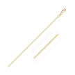 18k Yellow Gold Diamond Cut Cable Link Chain (0.80 mm) - Necklaces - Custom Crafting Alliance, LLC