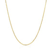 18k Yellow Gold Diamond Cut Cable Link Chain (1.10 mm) - Necklaces - Custom Crafting Alliance, LLC