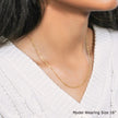 18k Yellow Gold Diamond Cut Cable Link Chain (1.10 mm) - Necklaces - Custom Crafting Alliance, LLC