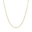 18k Yellow Gold Diamond Cut Cable Link Chain (1.10 mm) - Necklaces - Custom Crafting Alliance, LLC