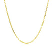 18k Yellow Gold Diamond Cut Cable Link Chain (1.40 mm) - Necklaces - Custom Crafting Alliance, LLC