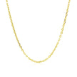 18k Yellow Gold Diamond Cut Cable Link Chain (1.40 mm) - Necklaces - Custom Crafting Alliance, LLC