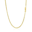 18k Yellow Gold Diamond Cut Cable Link Chain (1.90 mm) - Necklaces - Custom Crafting Alliance, LLC