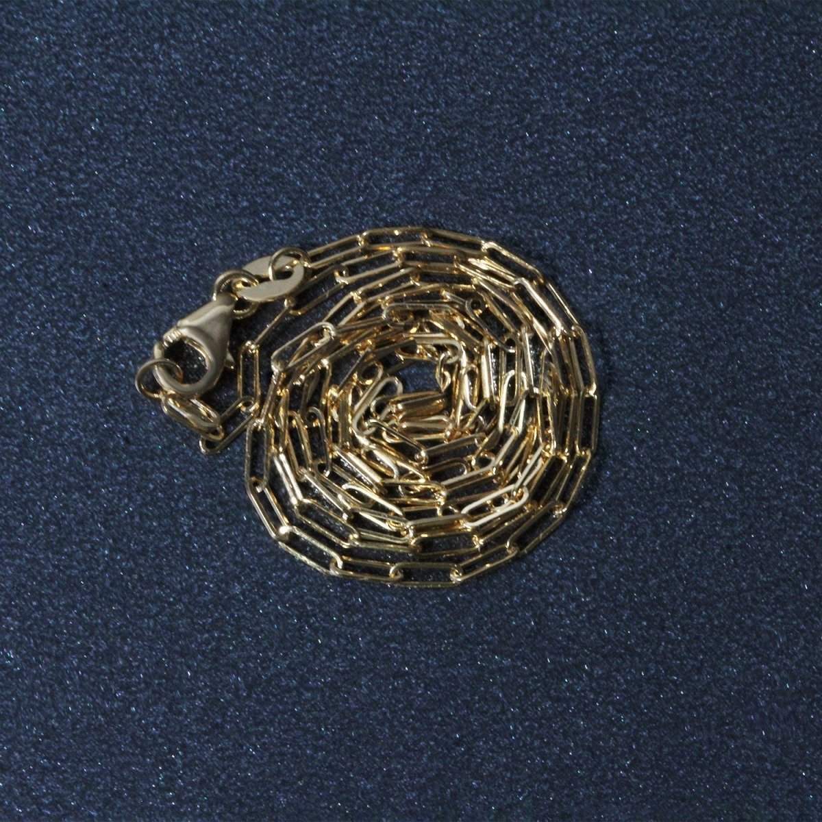 18K Yellow Gold Fine Paperclip Chain (1.50 mm) - Necklaces - Custom Crafting Alliance, LLC