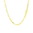 18K Yellow Gold Paperclip Chain (2.50 mm) - Necklaces - Custom Crafting Alliance, LLC