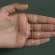 18k Yellow Gold Round Cable Link Chain (0.97 mm) - Necklaces - Custom Crafting Alliance, LLC