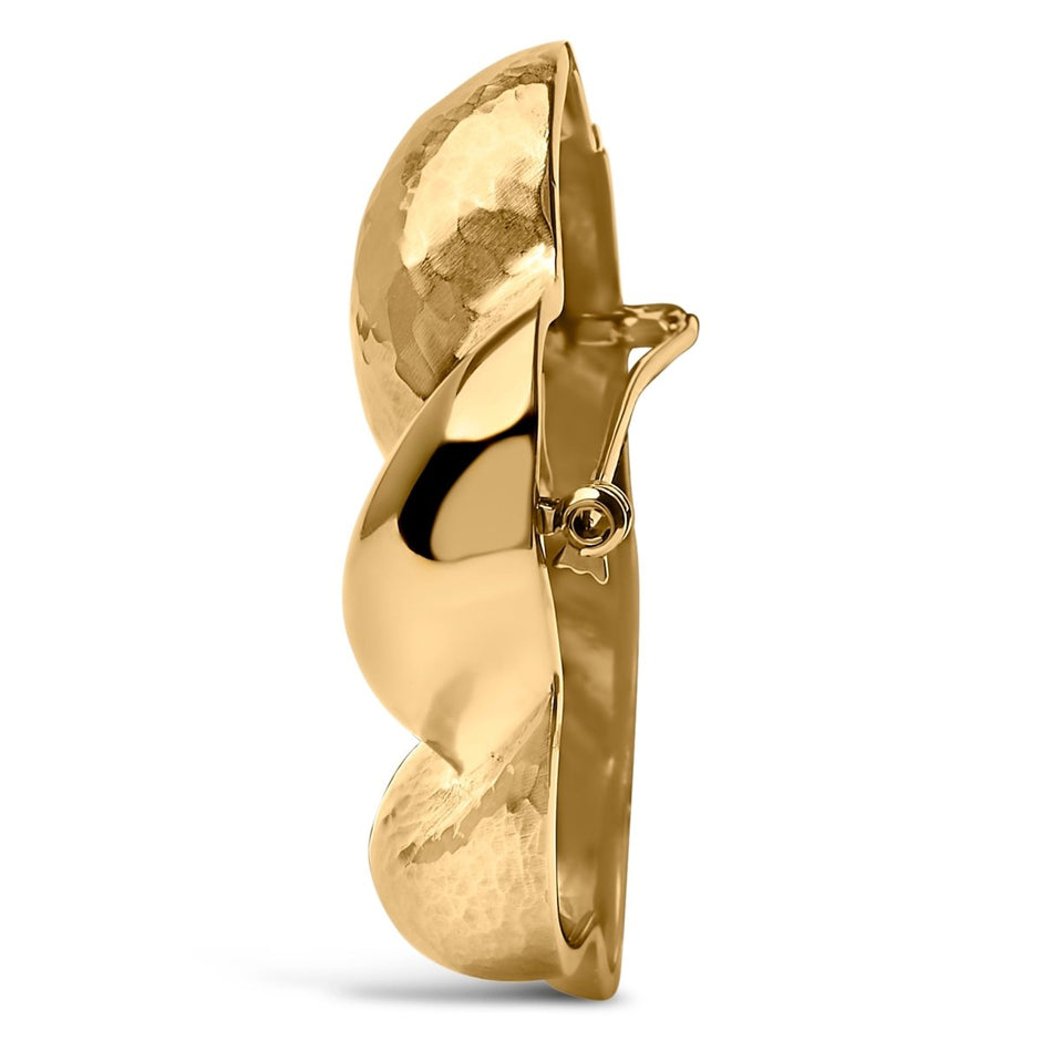18K Yellow Gold Sculpted Knot Brooch - Accessories - Custom Crafting Alliance, LLC