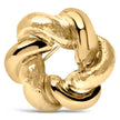 18K Yellow Gold Sculpted Knot Brooch - Accessories - Custom Crafting Alliance, LLC