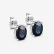 1.90 Carat Genuine Blue Sapphire 10K White Gold Earrings - Earrings - Custom Crafting Alliance, LLC