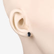 1.90 Carat Genuine Blue Sapphire 10K White Gold Earrings - Earrings - Custom Crafting Alliance, LLC