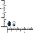 1.90 Carat Genuine Blue Sapphire 10K White Gold Earrings - Earrings - Custom Crafting Alliance, LLC