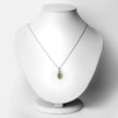 1.90 Carat Genuine Peridot and Lab Grown Diamond .925 Sterling Silver Pendant - Pendants - Custom Crafting Alliance, LLC