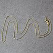 14k Yellow Gold Diamond Cut Cable Link Chain 0.8mm