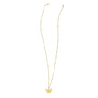 14k Yellow Gold Ppillon Butterfly Necklace