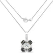 2.72 Carat Genuine Multi Stones .925 Sterling Silver Pendant