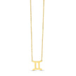 14K Yellow Gold Gemini Necklace