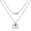 10.70 Carat Genuine Amethyst .925 Sterling Silver Pendant