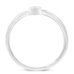 .925 Sterling Silver Miracle Set Diamond Accent Promise Ring (J-K Color, I1-I2 Clarity) - Size 6
